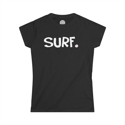 SURF Happy Tee (Women's Tee)  T-Shirt  HAPPY TEES® BRAND