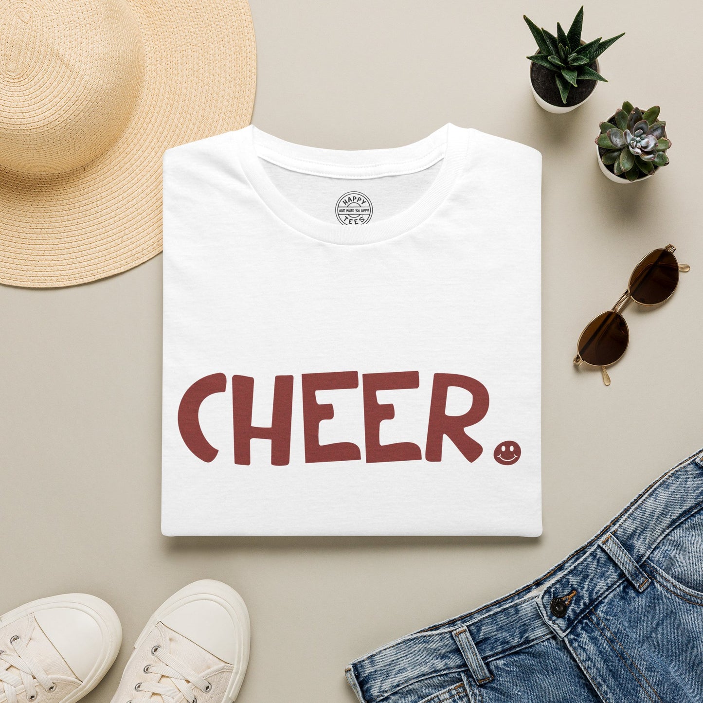 CHEER Happy Tee  T-Shirt  HAPPY TEES® BRAND