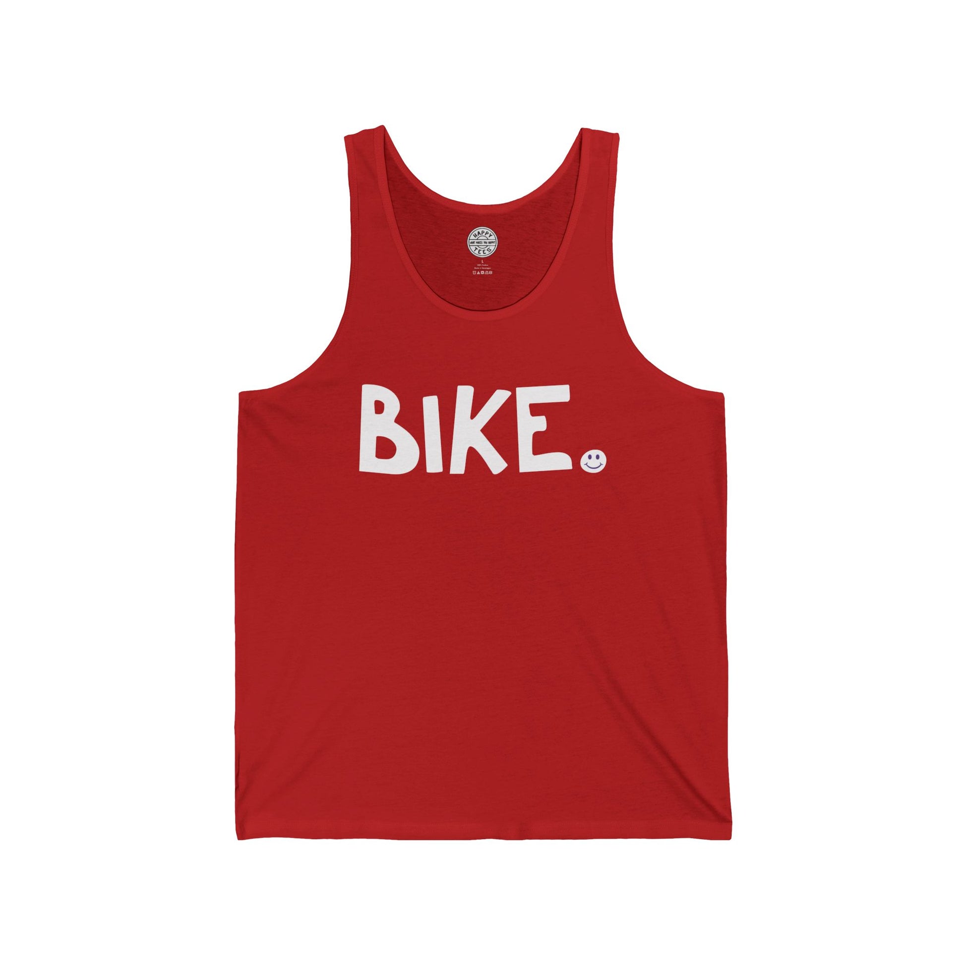 BIKE Happy Tee (Tank Top)  Tank Top  HAPPY TEES® BRAND