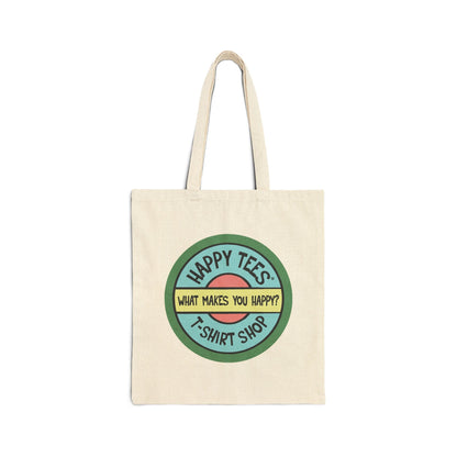 Happy Tees® Tote Bag  Bags Natural / 15" x 16" HAPPY TEES® BRAND