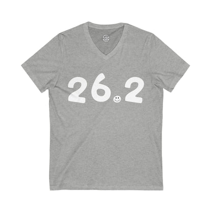 26.2 Happy Tee (V-Neck)  V-neck  HAPPY TEES® BRAND
