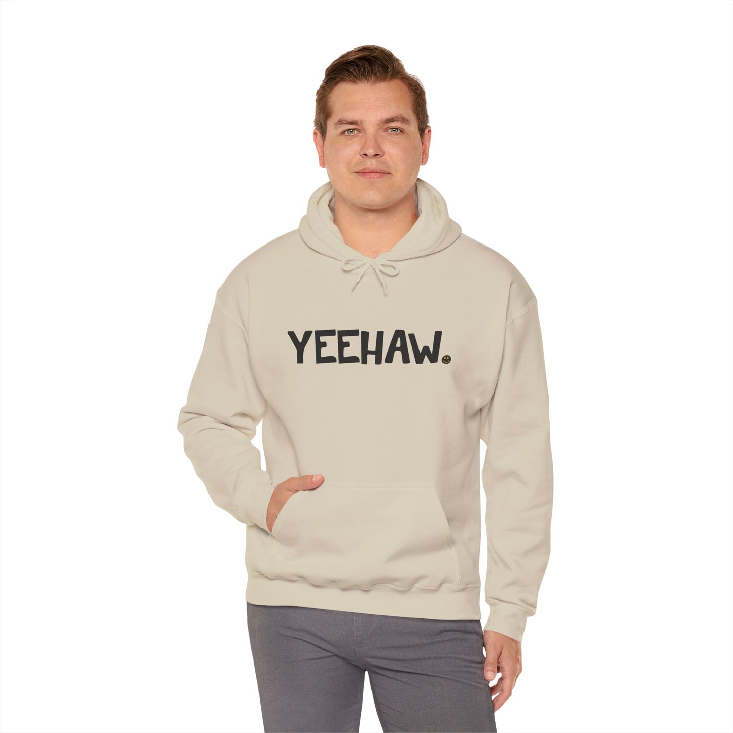 YEEHAW Happy Tee (Hoodie)  Hoodie  HAPPY TEES® BRAND