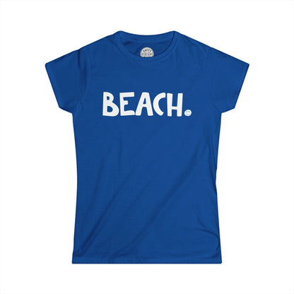 BEACH Happy Tee (Women's Tee)  T-Shirt  HAPPY TEES® BRAND