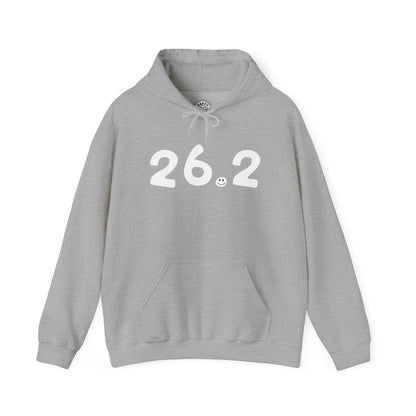 26.2 Happy Tee (Hoodie)  Hoodie 2XL / Sport Grey HAPPY TEES® BRAND