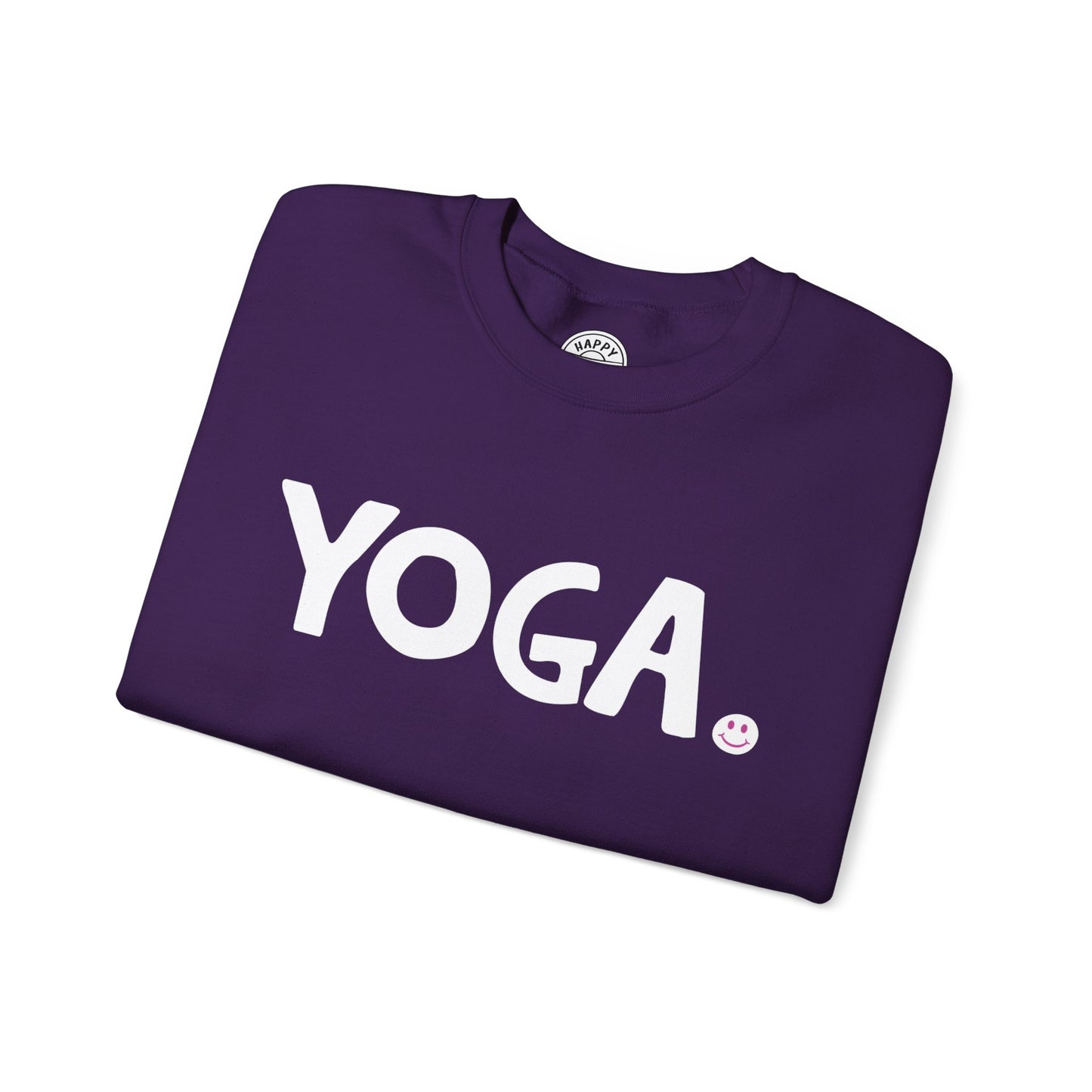 YOGA Happy Tee (Sweatshirt)  Sweatshirt  HAPPY TEES® BRAND