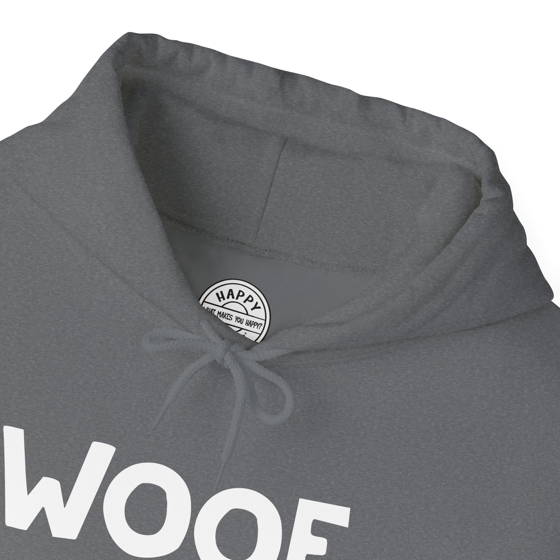 WOOF Happy Tee (Hoodie)  Hoodie  HAPPY TEES® BRAND
