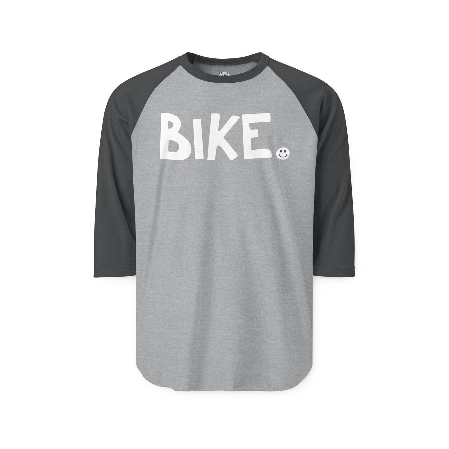 BIKE Happy Tee (Long Sleeve Raglan)  Long-sleeve  HAPPY TEES® BRAND