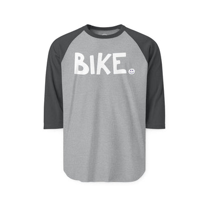BIKE Happy Tee (Long Sleeve Raglan)  Long-sleeve  HAPPY TEES® BRAND