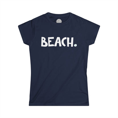 BEACH Happy Tee (Women's Tee)  T-Shirt  HAPPY TEES® BRAND