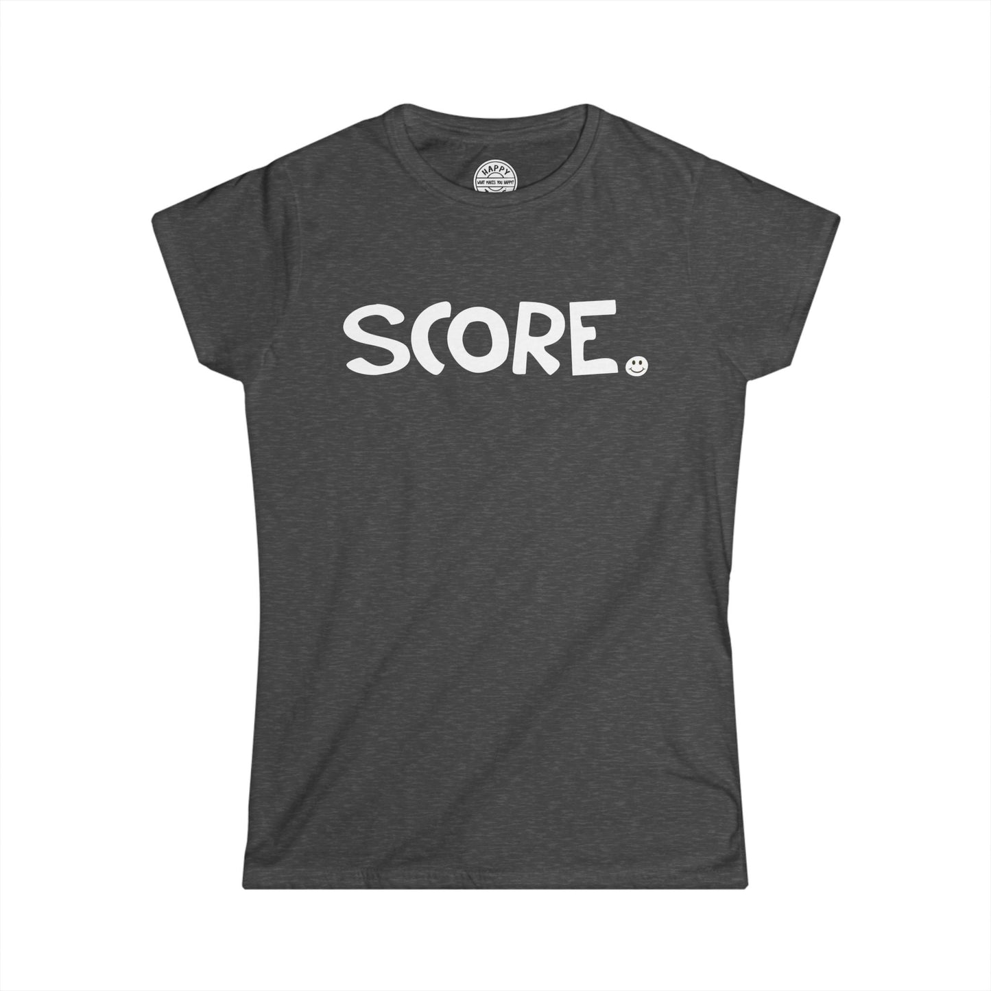 SCORE Happy Tee (Women's Tee)  T-Shirt  HAPPY TEES® BRAND