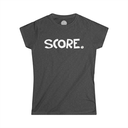 SCORE Happy Tee (Women's Tee)  T-Shirt  HAPPY TEES® BRAND
