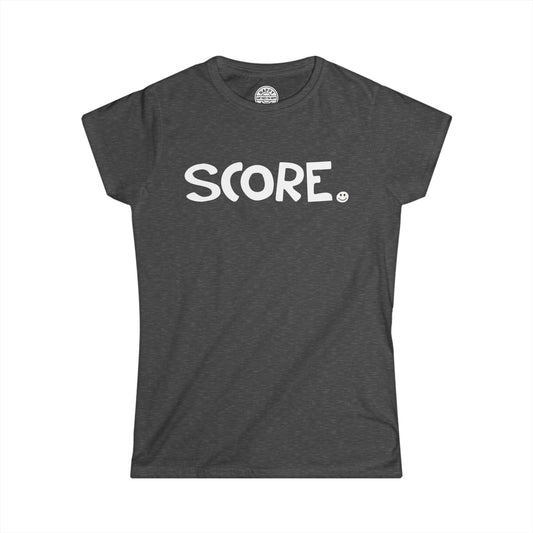 SCORE Happy Tee (Women's Tee)  T-Shirt  HAPPY TEES® BRAND