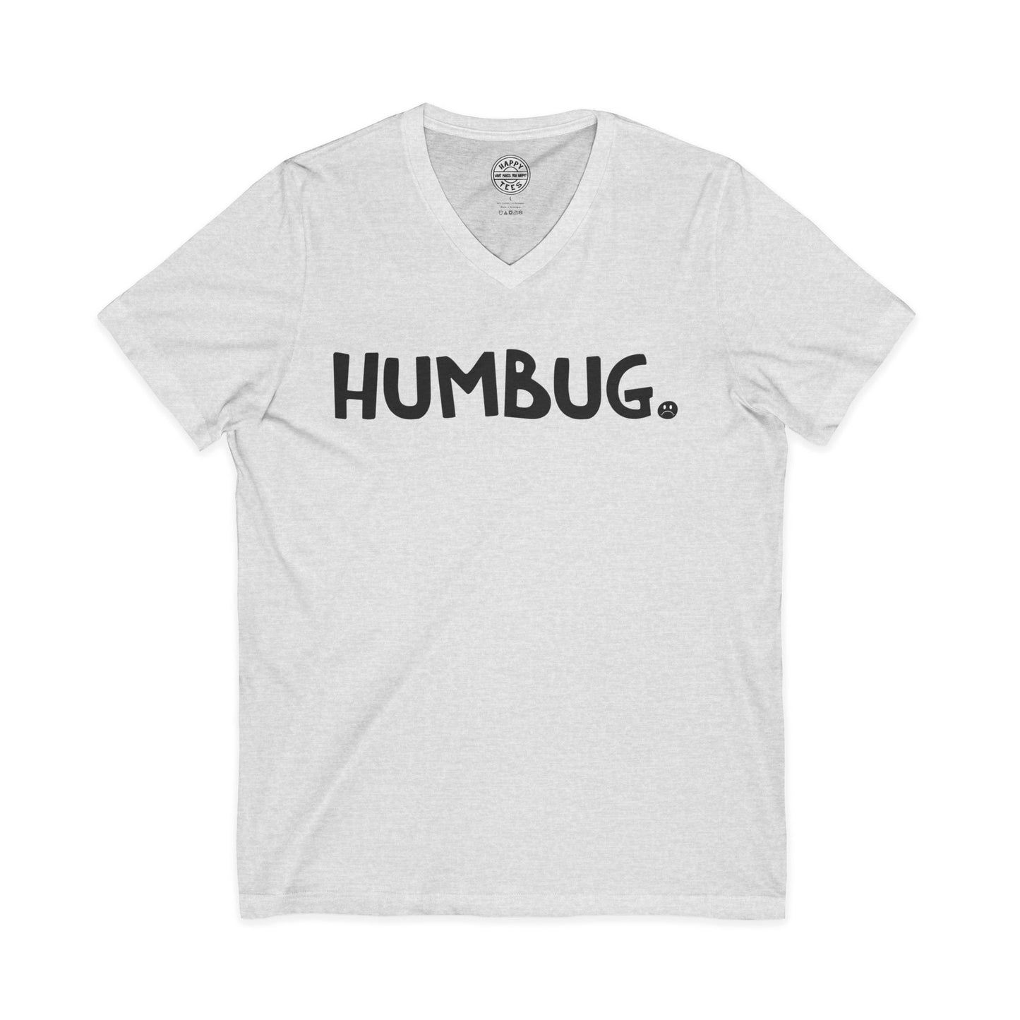 HUMBUG Happy Tee (V-Neck)  V-neck Ash / M HAPPY TEES® BRAND