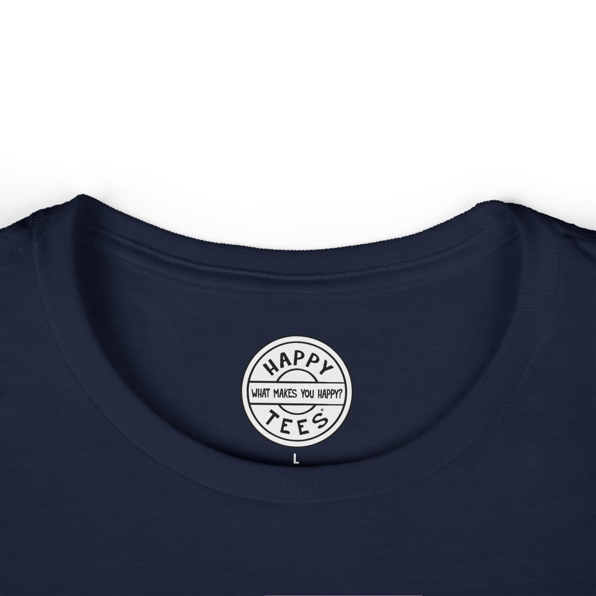 Happy Tees® T‑Shirt (Women's Tee without front logo)  T-Shirt  HAPPY TEES® BRAND