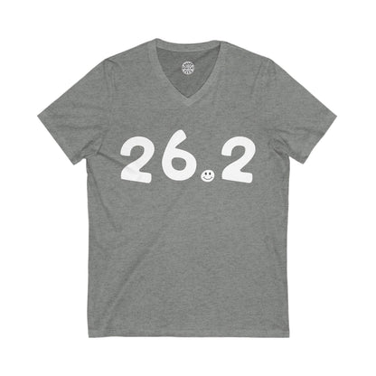26.2 Happy Tee (V-Neck)  V-neck  HAPPY TEES® BRAND