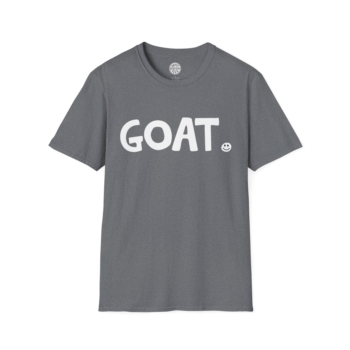 GOAT Happy Tee  T-Shirt  HAPPY TEES® BRAND