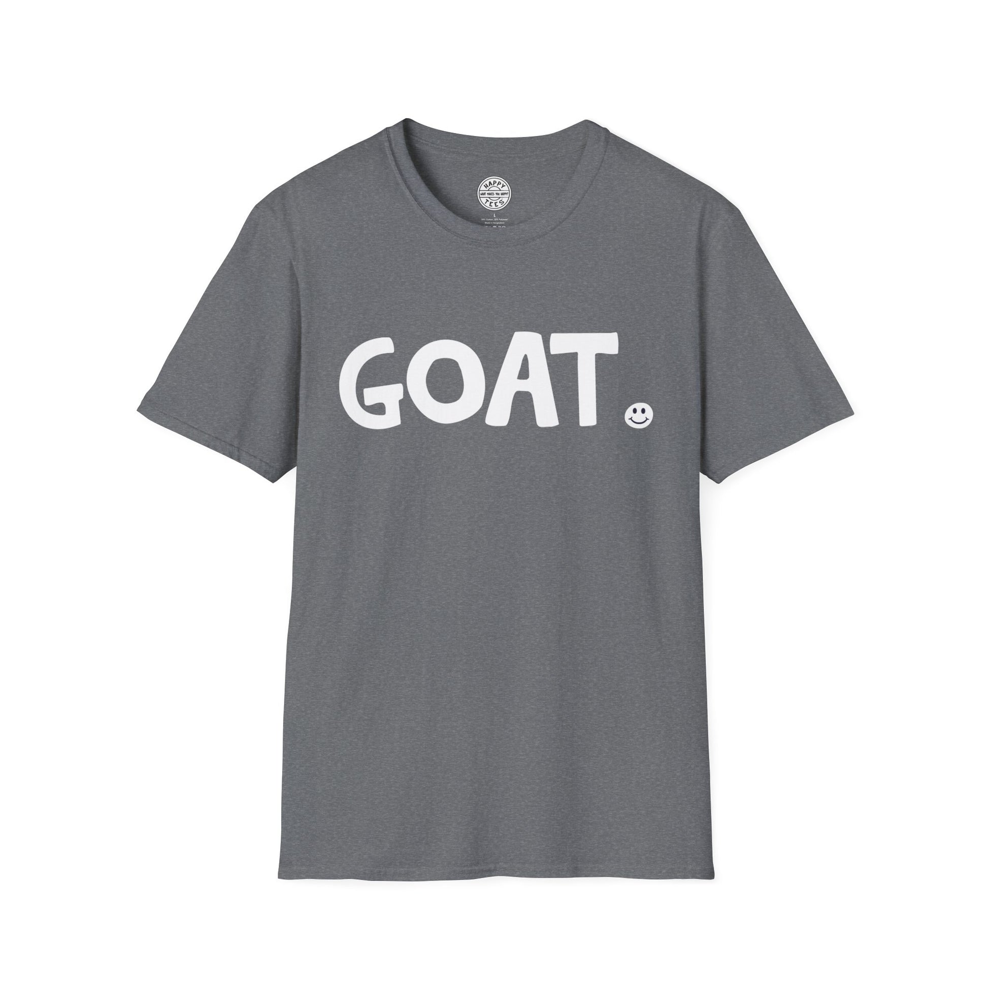 GOAT Happy Tee  T-Shirt  HAPPY TEES® BRAND