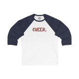 CHEER Happy Tee (Long Sleeve Baseball Tee)
