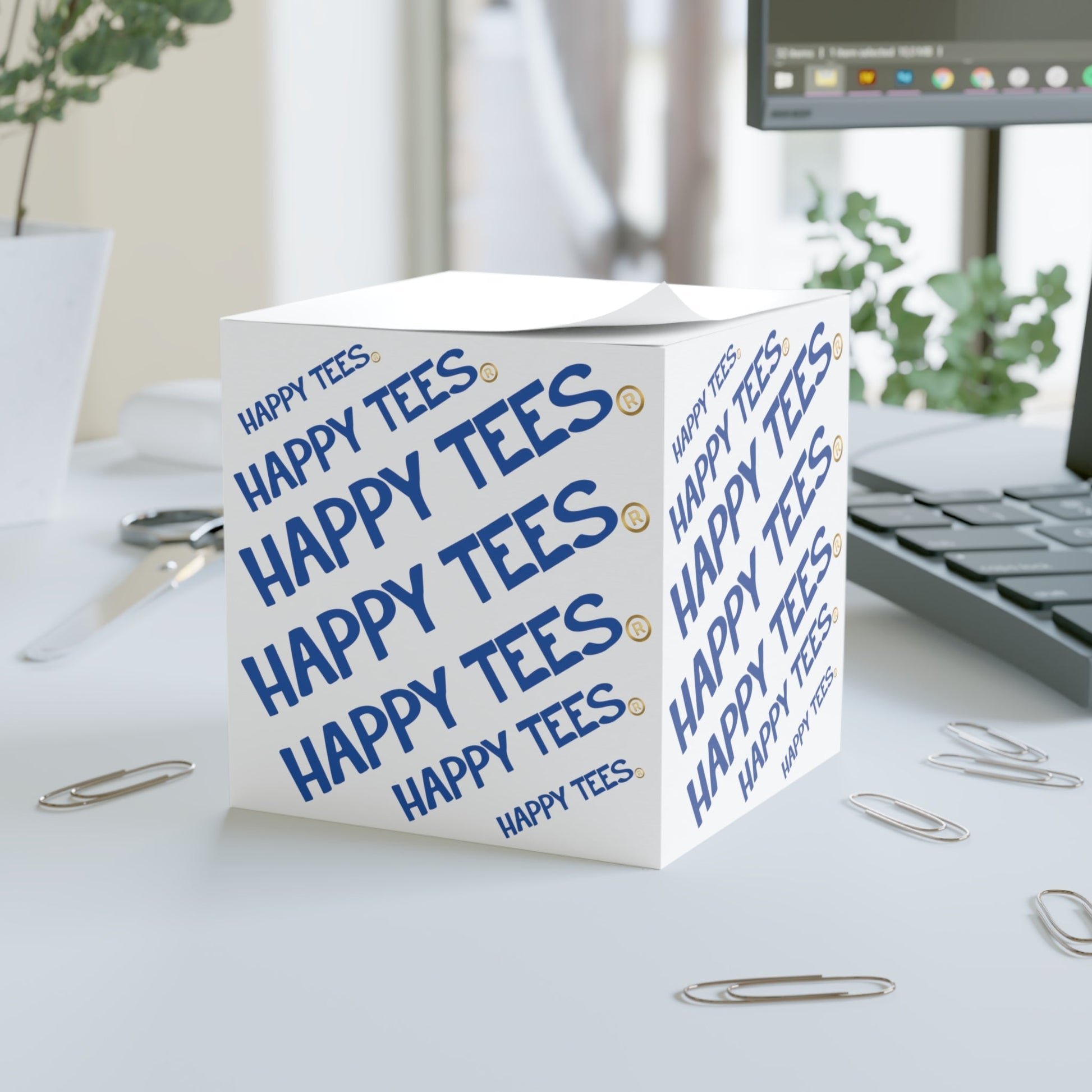 Happy Tees® Note Cube  Paper products  HAPPY TEES® BRAND