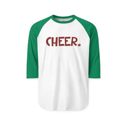 CHEER Happy Tee (Long Sleeve Raglan)  Long-sleeve  HAPPY TEES® BRAND