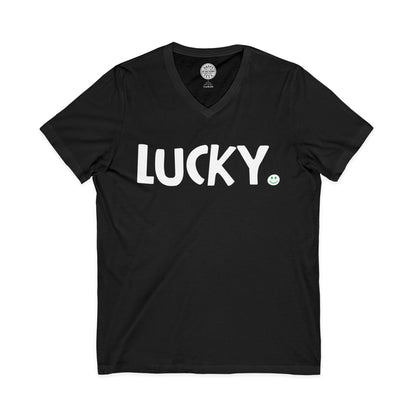 LUCKY Happy Tee (V-Neck)  V-neck  HAPPY TEES® BRAND