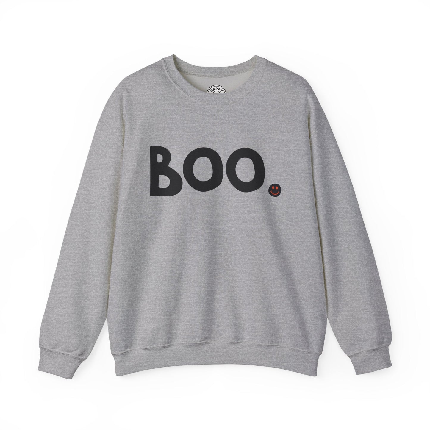 BOO Happy Tee (Sweatshirt)  Sweatshirt  HAPPY TEES® BRAND
