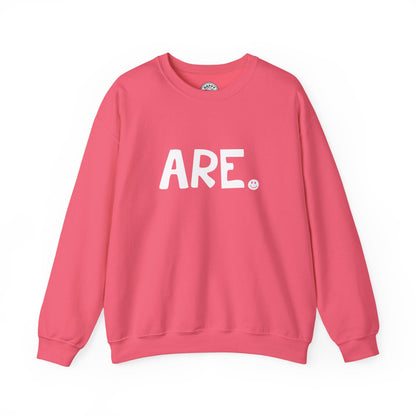 ARE Happy Tee (Sweatshirt for Breast Cancer) Printify