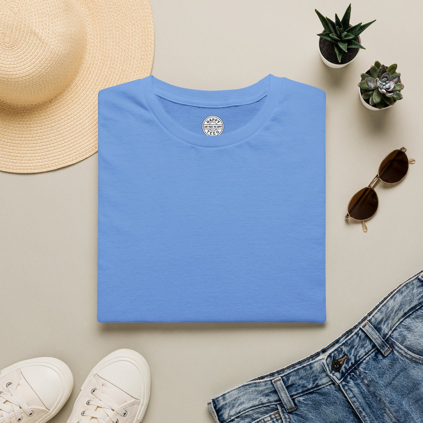BASIC Happy Tee  T-Shirt  HAPPY TEES® BRAND
