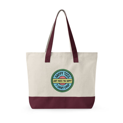Happy Tees® Tote Bag (With Zipper)  Bags  HAPPY TEES® BRAND