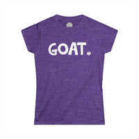 GOAT Happy Tee (Women's Tee)  T-Shirt Heather Purple / 2XL HAPPY TEES® BRAND
