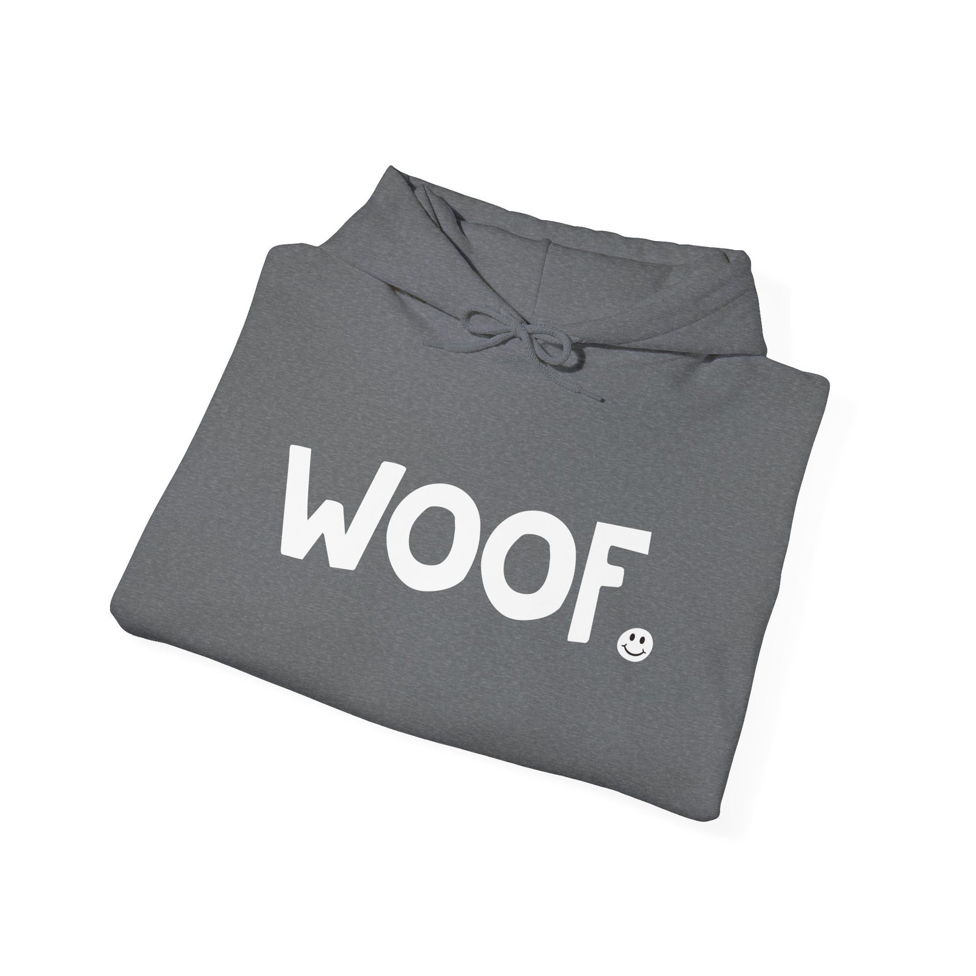 WOOF Happy Tee (Hoodie)  Hoodie  HAPPY TEES® BRAND
