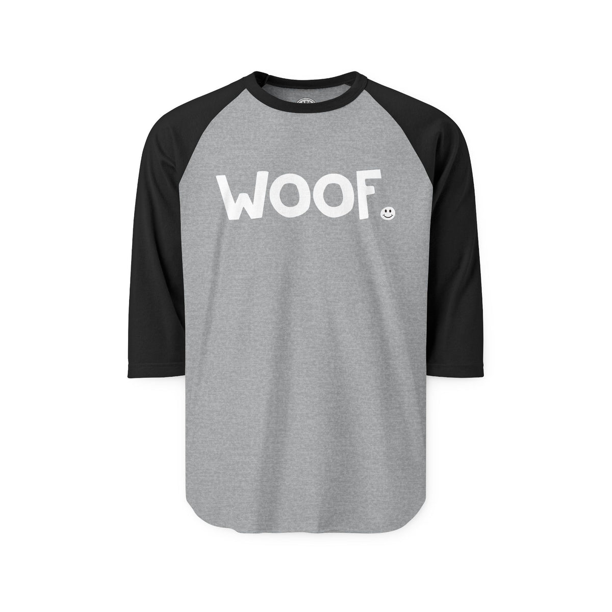WOOF Happy Tee (Long Sleeve Raglan)  Long-sleeve  HAPPY TEES® BRAND