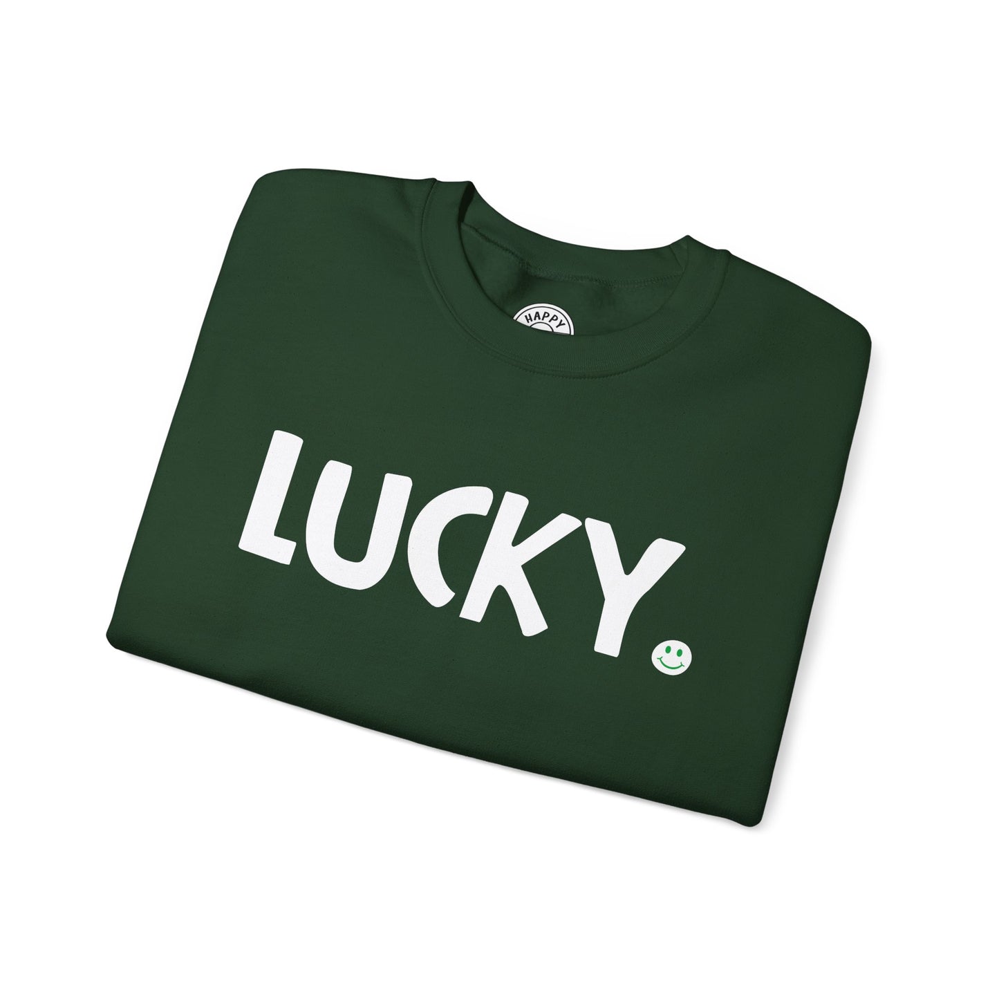 LUCKY Happy Tee (Sweatshirt)  Sweatshirt  HAPPY TEES® BRAND
