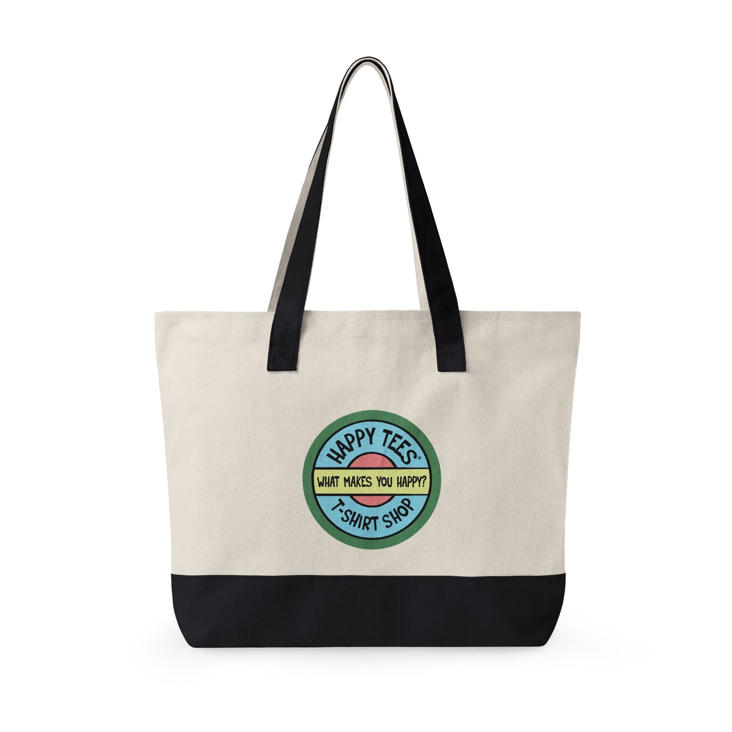 Happy Tees® Tote Bag (With Zipper)  Bags  HAPPY TEES® BRAND