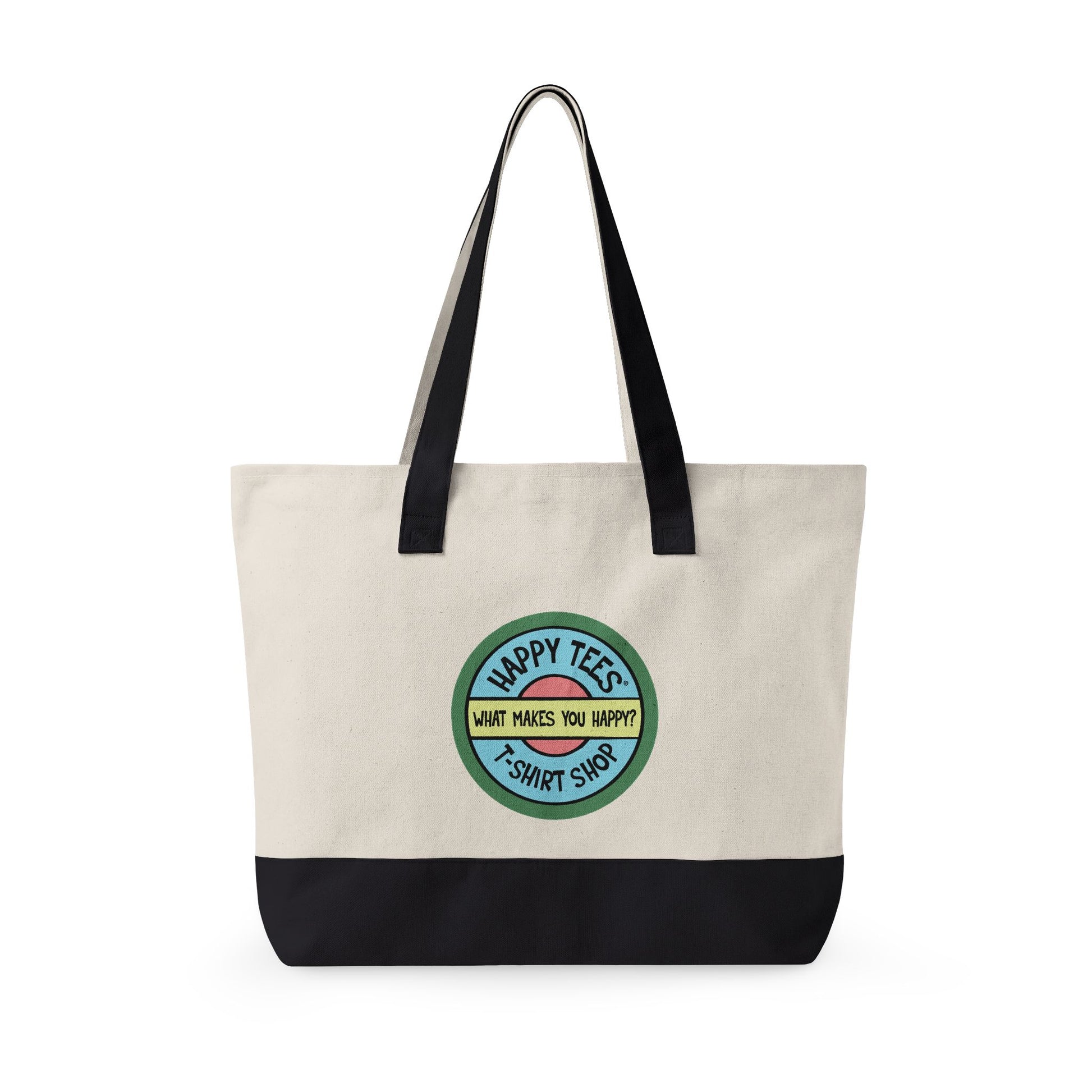 Happy Tees® Tote Bag (With Zipper)  Bags  HAPPY TEES® BRAND