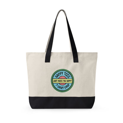 Happy Tees® Tote Bag (With Zipper)  Bags  HAPPY TEES® BRAND