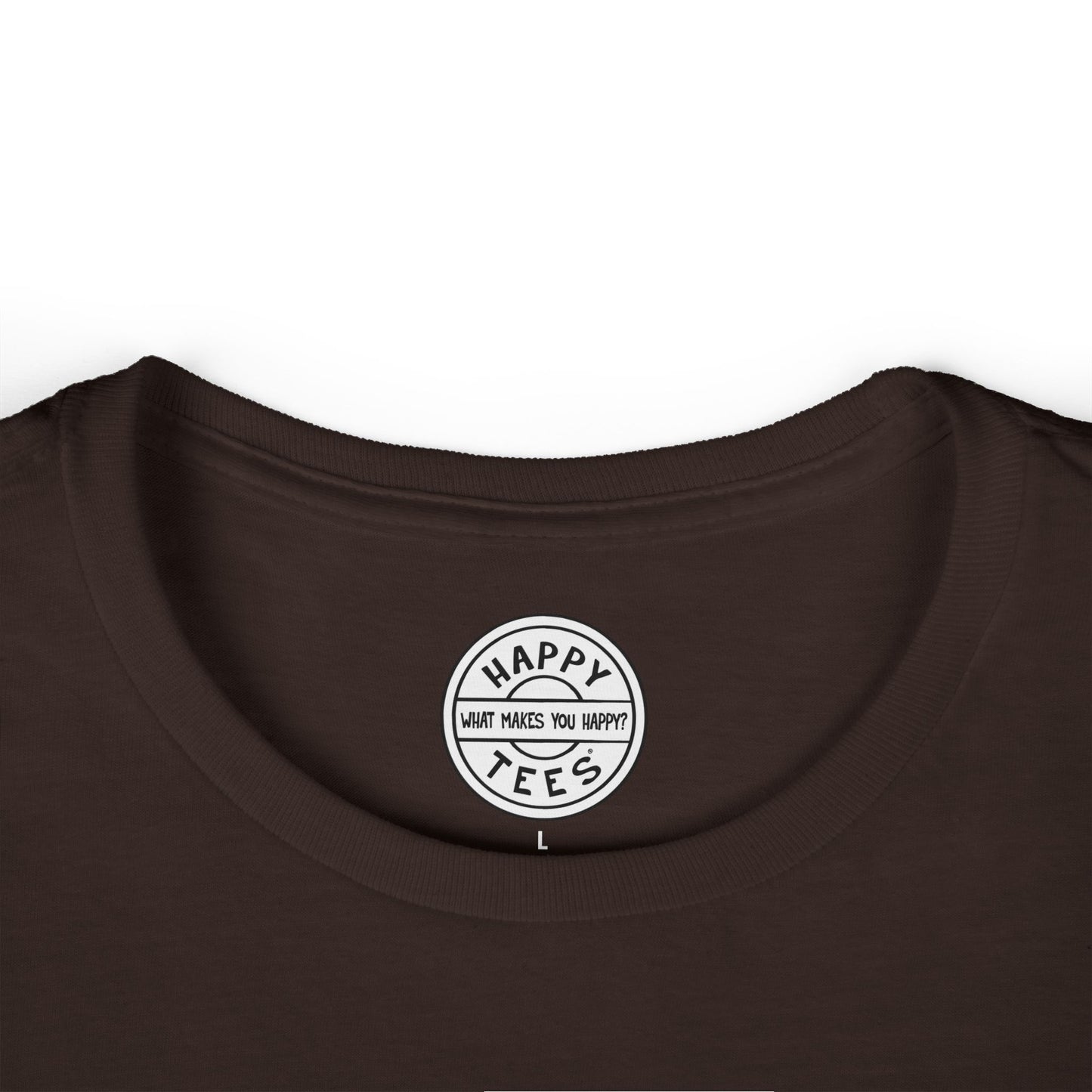 Happy Tees® T‑Shirt (Women's Tee without front logo)  T-Shirt  HAPPY TEES® BRAND