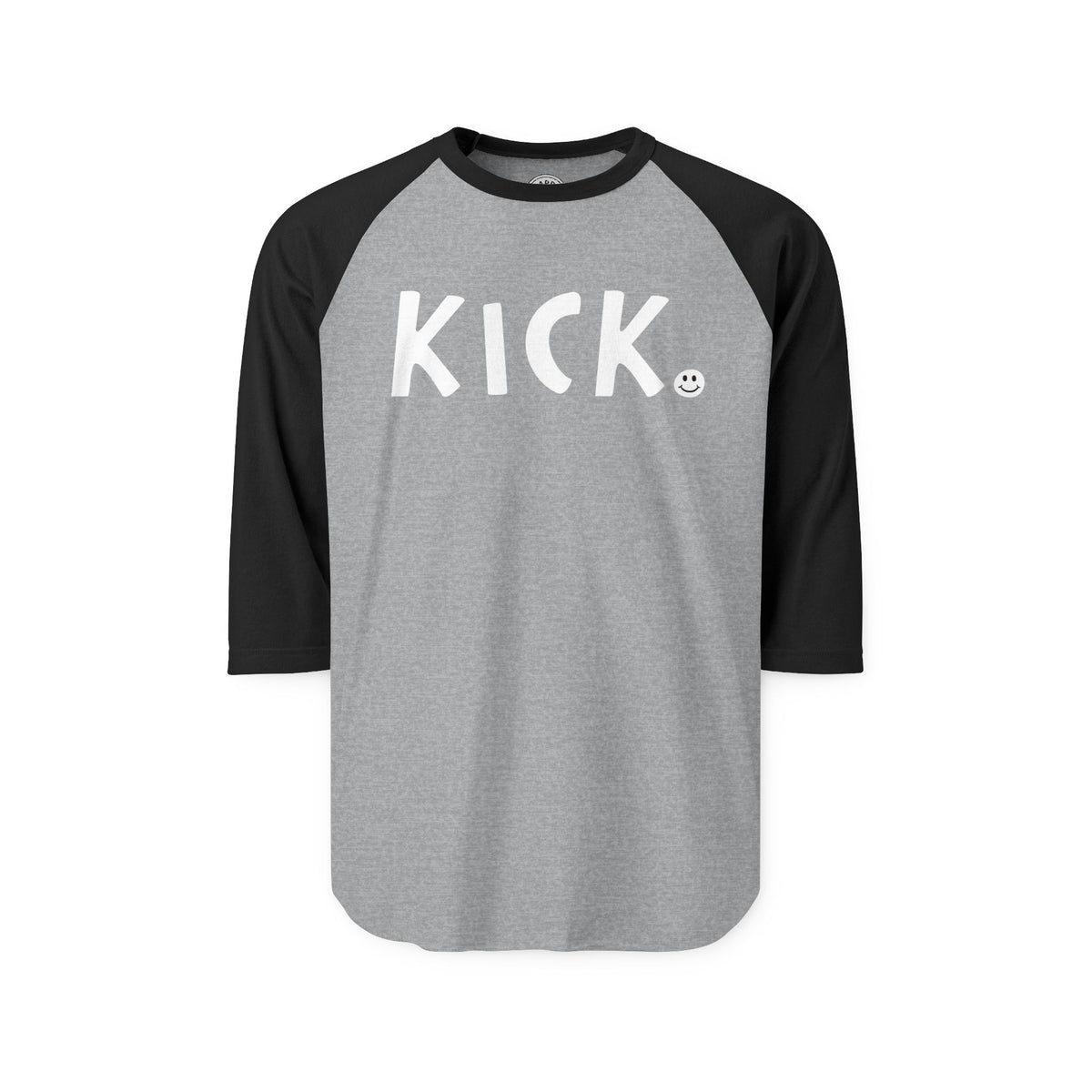 KICK Happy Tee (Long Sleeve Raglan)  Long-sleeve  HAPPY TEES® BRAND