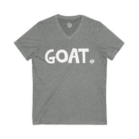 GOAT Happy Tee (V-Neck)  V-neck Deep Heather / 2XL HAPPY TEES® BRAND