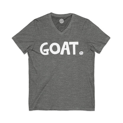 GOAT Happy Tee (V-Neck)  V-neck  HAPPY TEES® BRAND
