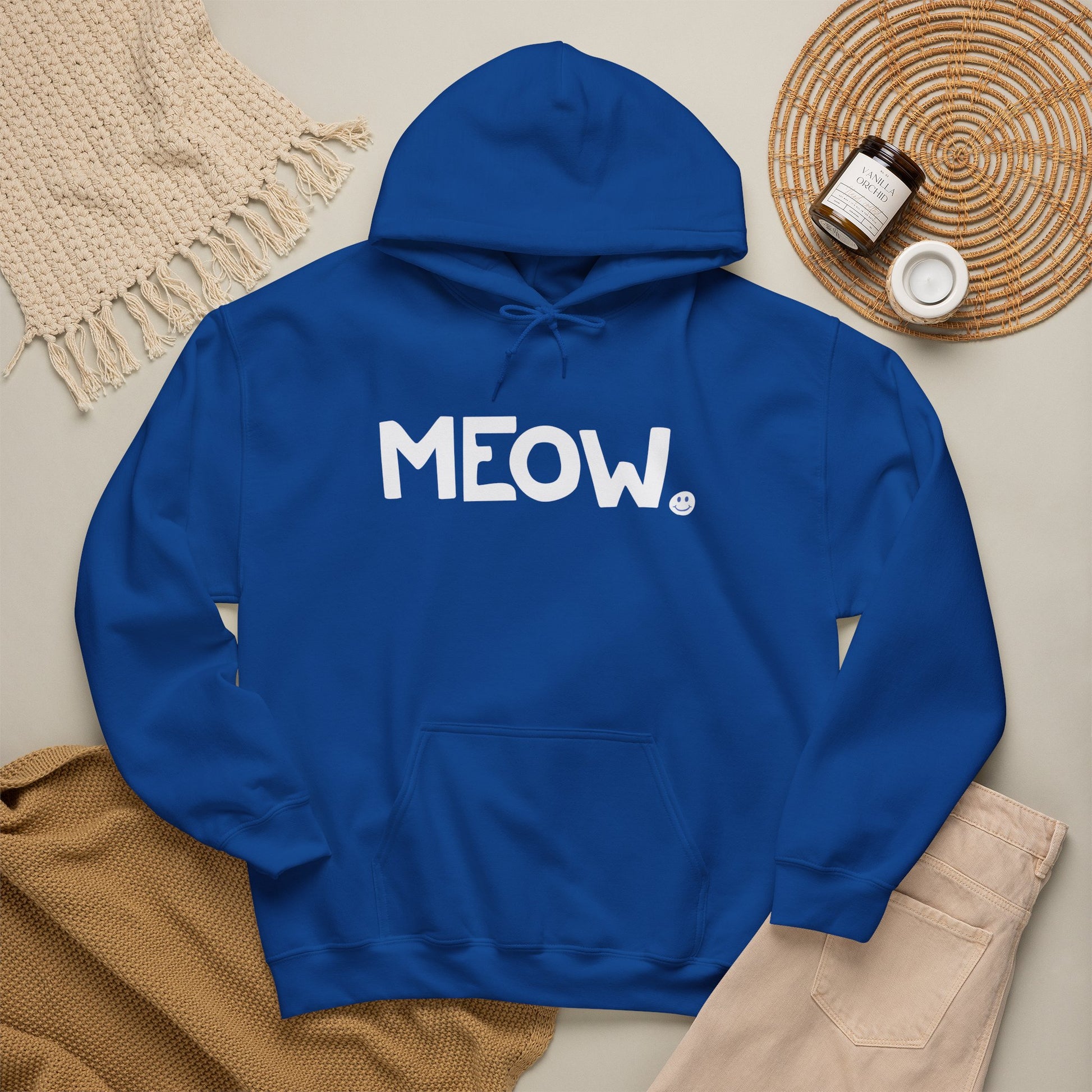 MEOW Happy Tee (Hoodie)  Hoodie  HAPPY TEES® BRAND