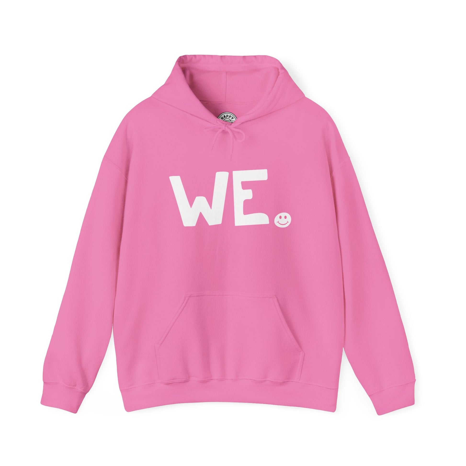 WE Happy Tee (Hoodie for Breast Cancer)  Hoodie 2XL / Azalea HAPPY TEES® BRAND