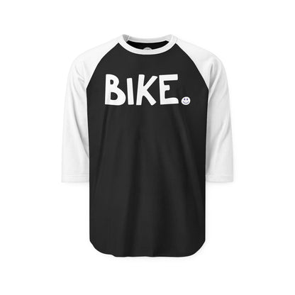 BIKE Happy Tee (Long Sleeve Raglan)  Long-sleeve  HAPPY TEES® BRAND