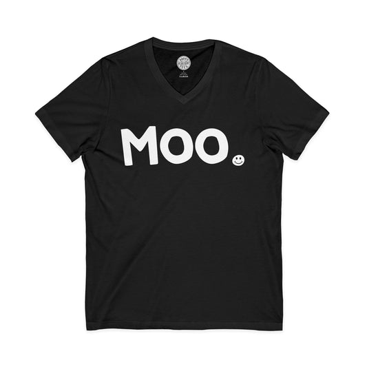 MOO Happy Tee (V-Neck)  V-neck  HAPPY TEES® BRAND