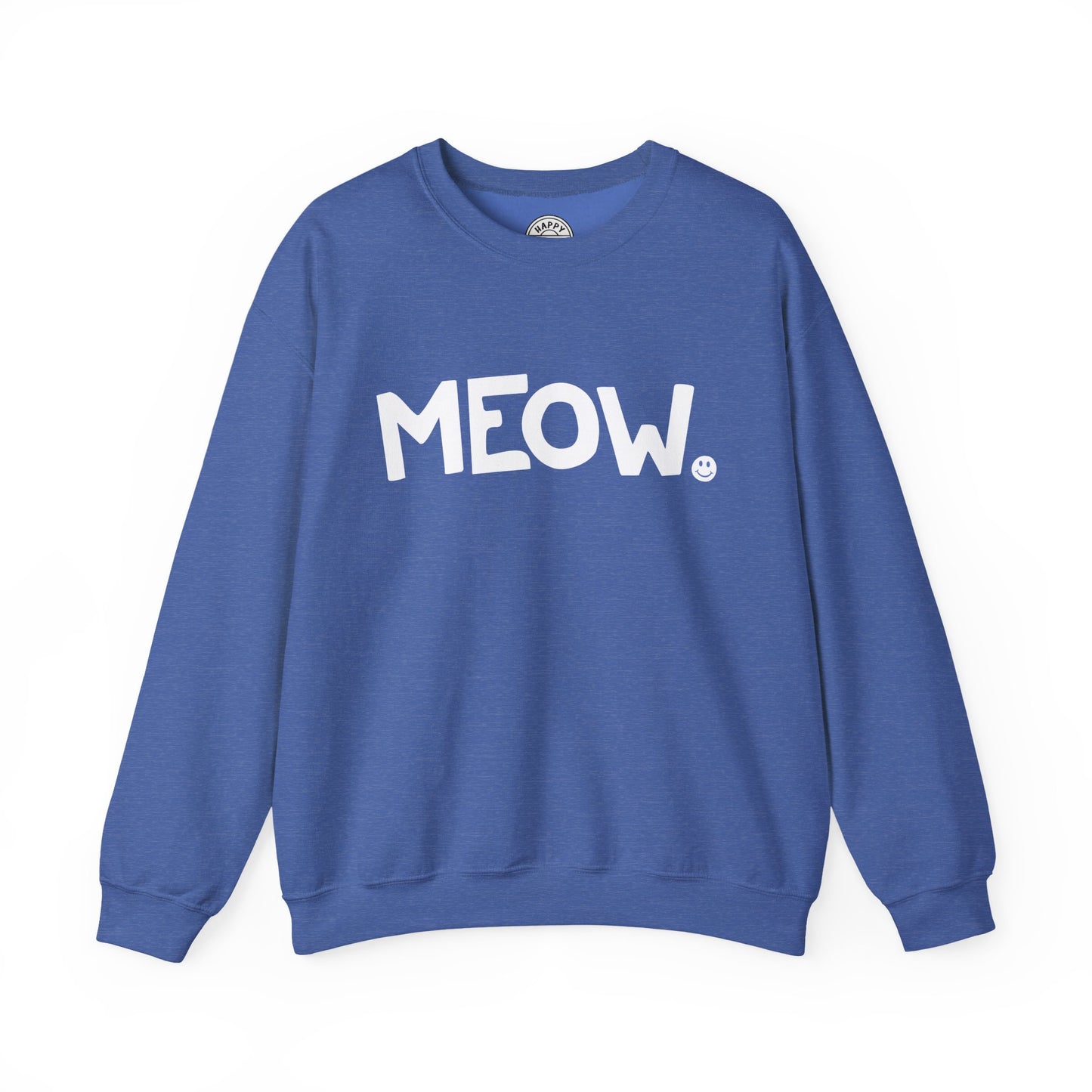 MEOW Happy Tee (Sweatshirt)  Sweatshirt  HAPPY TEES® BRAND
