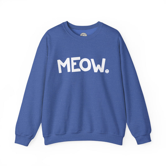 MEOW Happy Tee (Sweatshirt)  Sweatshirt  HAPPY TEES® BRAND