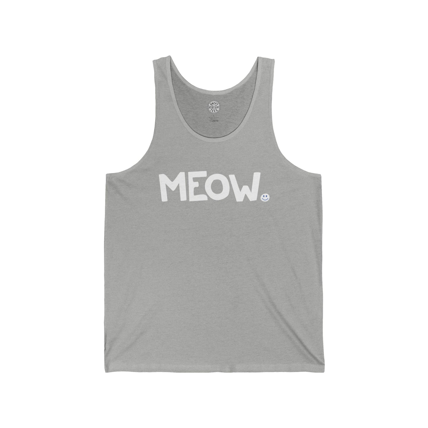 MEOW Happy Tee (Tank Top)  Tank Top  HAPPY TEES® BRAND