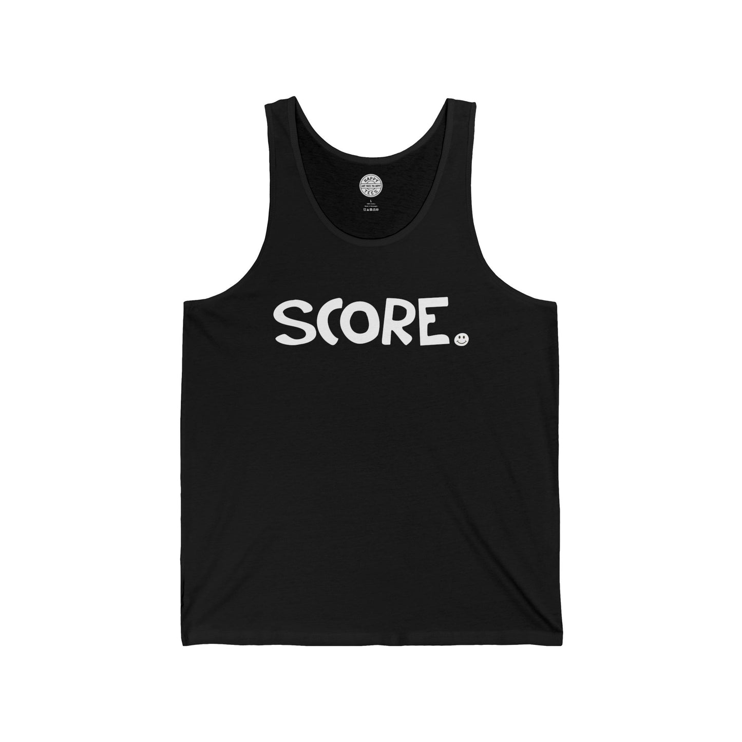 SCORE Happy Tee (Tank Top)  Tank Top L / Black HAPPY TEES® BRAND