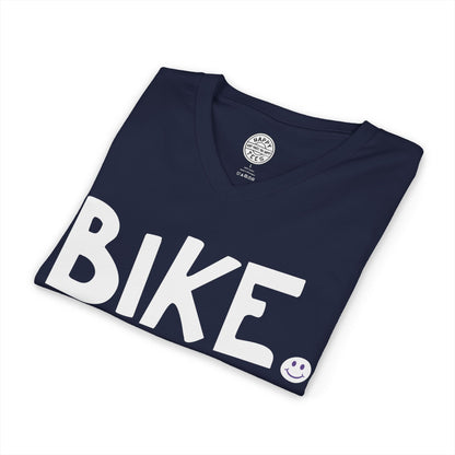 BIKE Happy Tee (V-Neck)  V-neck  HAPPY TEES® BRAND