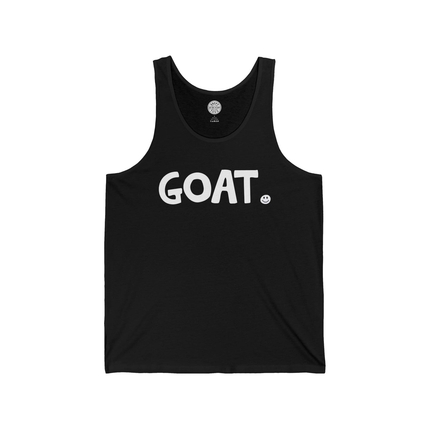 GOAT Happy Tee (Tank Top)  Tank Top  HAPPY TEES® BRAND